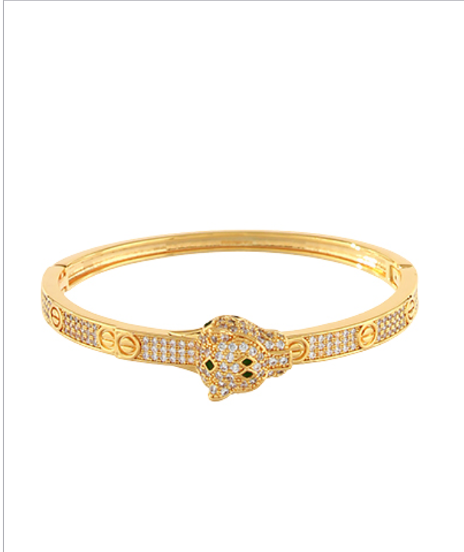 Panther Pave CZ Bracelet