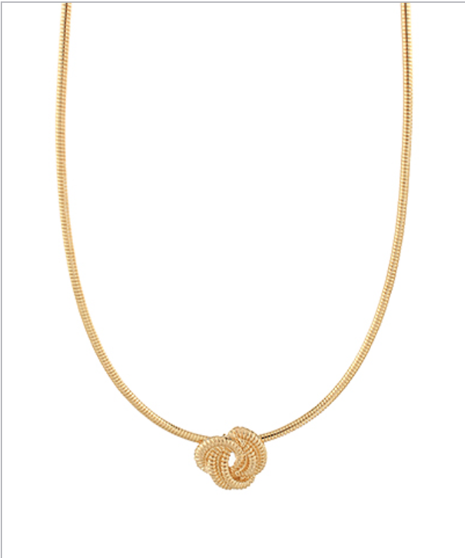 Textured Knot Snake Chain