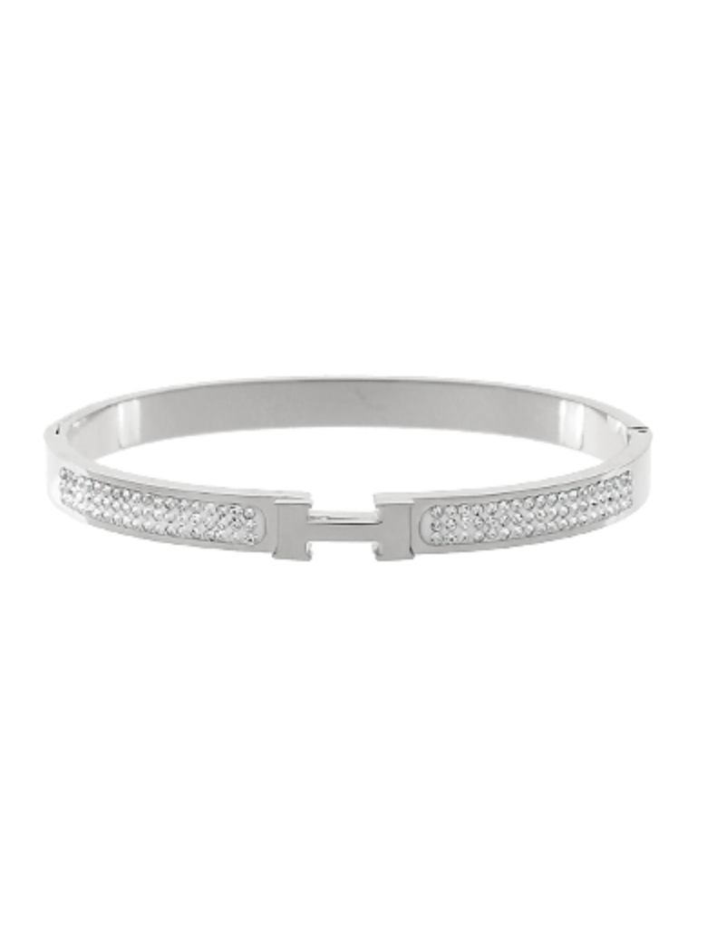 Pave Crystal H Inspired Bracelet