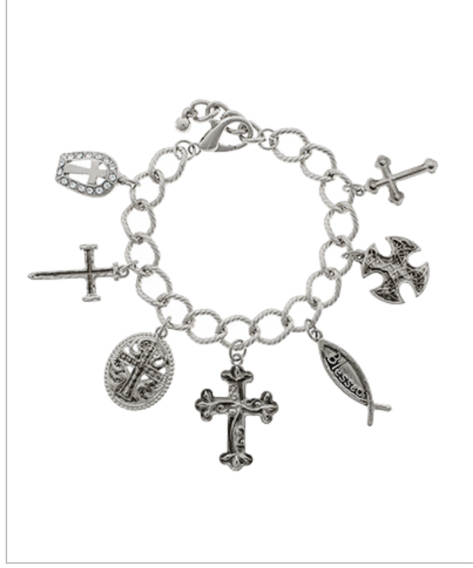 Blessed Multi Charm Bracelet