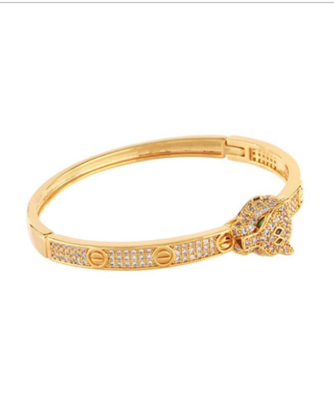 Panther Pave CZ Bracelet