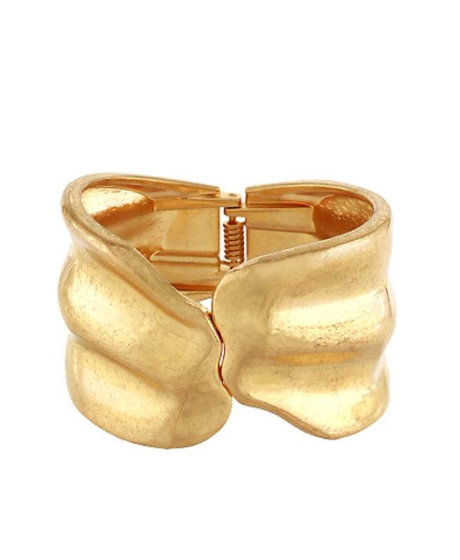 Wide Textured Vintage Bangle