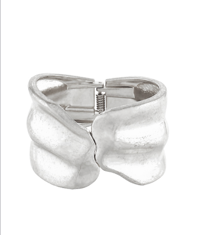 Wide Textured Vintage Bangle