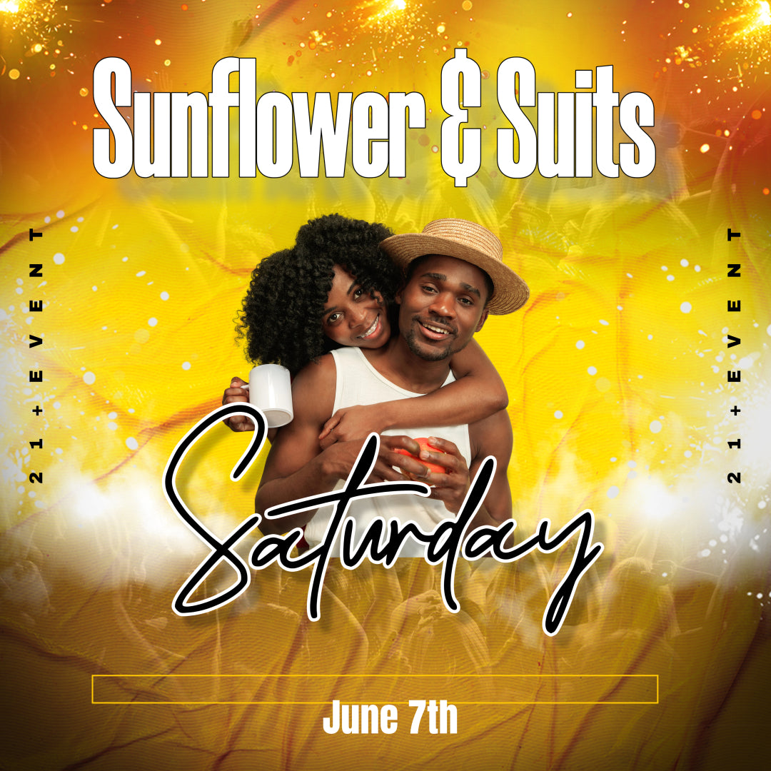 SUNFLOWER AND SUITS - $130.00